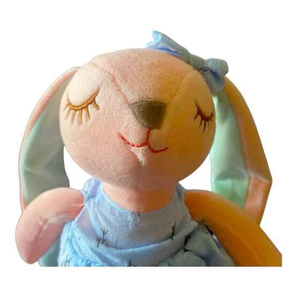 NWOT-PLUSH BUNNY WITH LONG EARS - Picture 1 of 4